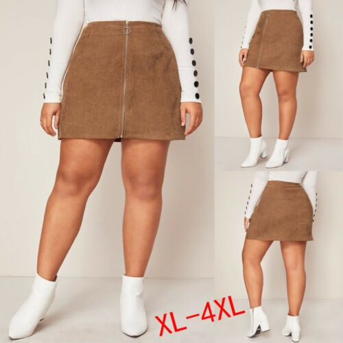 Corduroy mini skirt 4xl best sale