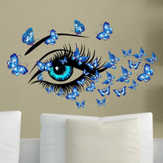 PVC wall stickers, butterfly, art, Decoración de hogar