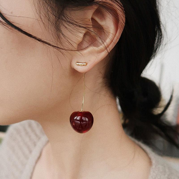 Fair Lady Fashion Cherry Ear Studs