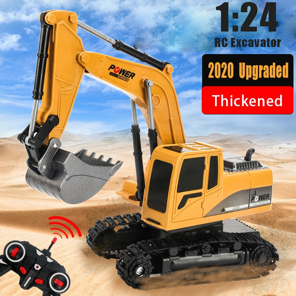RC Excavator toy RC Engineering Car Alloy and plastic Excavator RTR For kids 