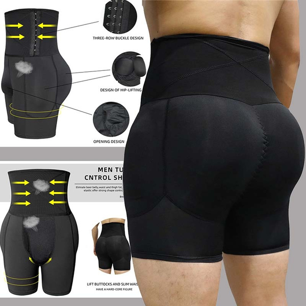 Body Shaper Black Underwear Tummy Control High Waist Slimming Men