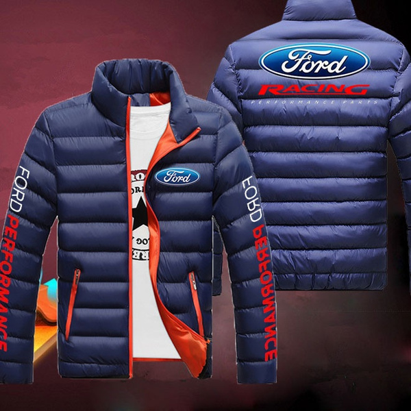 ford racing leather jacket XL Rare Find | eBay