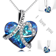 Heart, crystal pendant, Fashion, Love