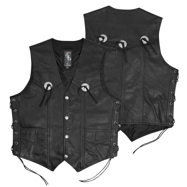 Cow hot sale skin waistcoat