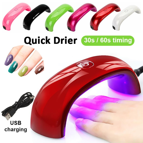 Rainbow mini uv led shop nail lamp