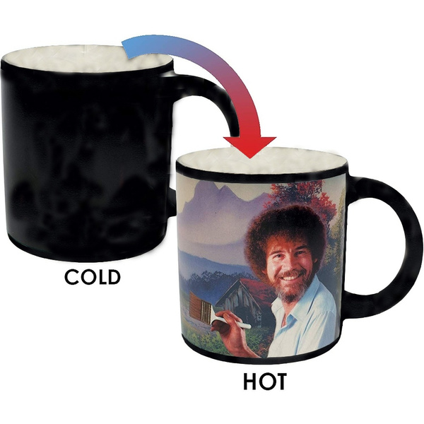 Bob ross heat changing mug