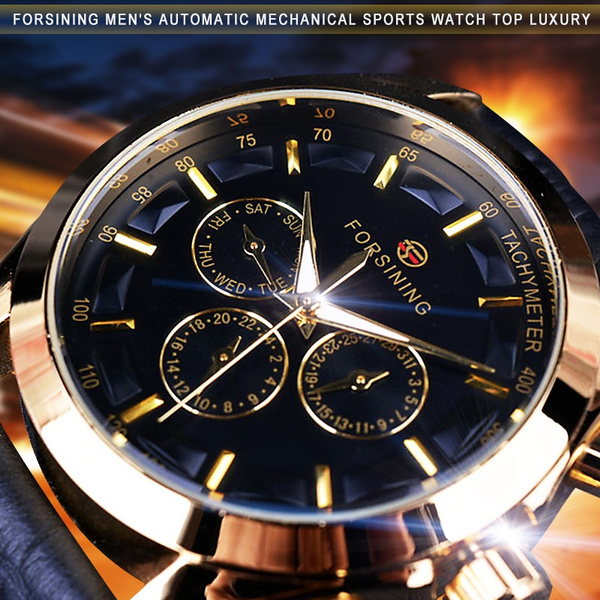 Orologio Da Uomo Automatico Meccanico Orologio Analogico Da Polso  Impermeabile Quadrante Luminoso Orologio Da Lavoro | Wish