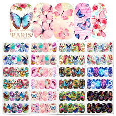 butterfly, Nails, nail stickers, Fashion