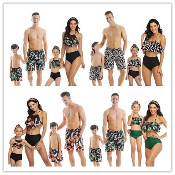 mother son matching swimwear