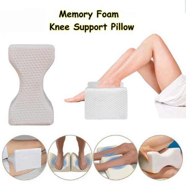 Memory Foam Knee Pillow Leg Shaping Pregnancy Pillow Sciatica Back Hip  Joint Pain Relief Thigh Support Leg Pillows for Sleeping