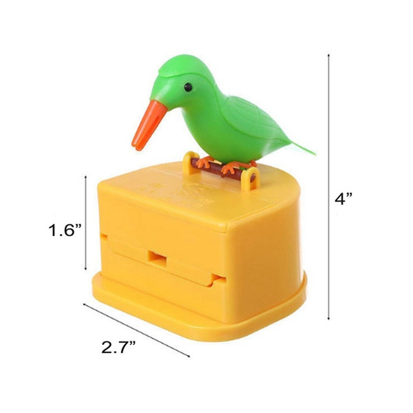 Toothpick Dispenser Bird Clean Teeth Box Gift Newest 2019 