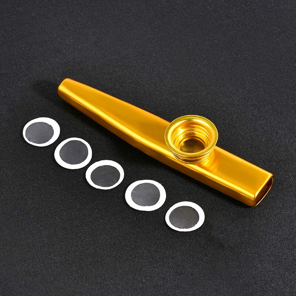 Musical Instrument Kazoo Metal Harmonica Mouth Flute Kids Party Gift  Instrument