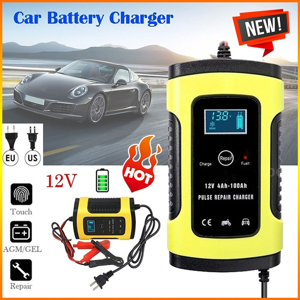 digital car battery charger