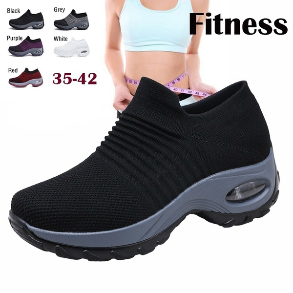 Zapatos De Plataforma Para Mujer Zapatillas De Deporte Con Colch n De Aire Zapatos Para Caminar De Fondo Grueso Para Mujeres