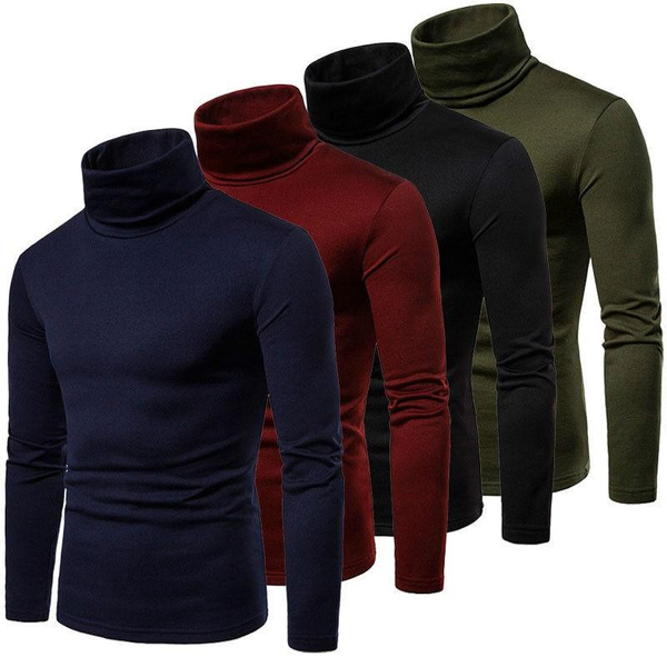 Mens high neck discount sweatshirt