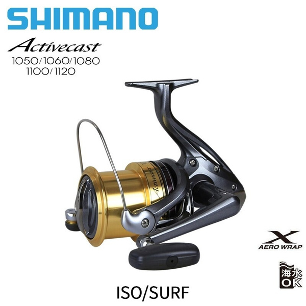 100% Original SHIMANO ACTIVECAST Surfcast Reel 1050 1060 1080 1100 1120  6.0/6.2/6.4 Low-Profile Saltwater Beaches Spinning Fishing Reel coil