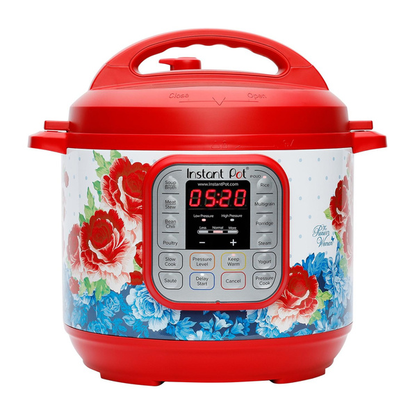 The Pioneer Woman Blooming bouquet Instant Pot Multi-Use 7-in-1 Cooker 6  Quart