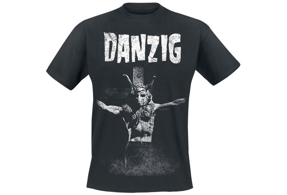 Danzig T-Shirt Skullman on Cross | Wish
