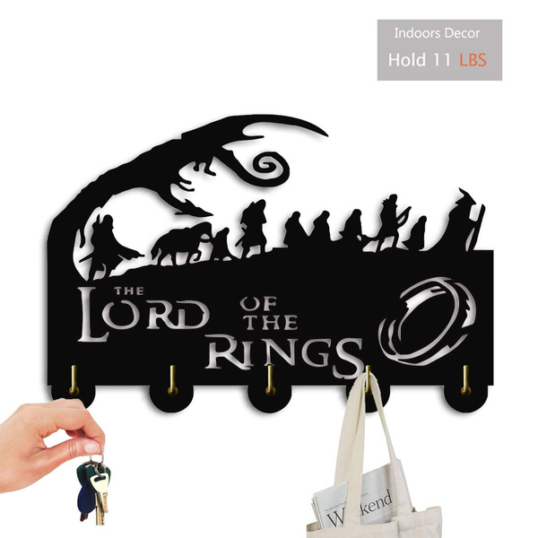 Roll over image to zoom in The Lord of The Rings Key Hooks-Unque