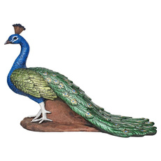 peacock, Medium, Statue, homefurnitureanddecor