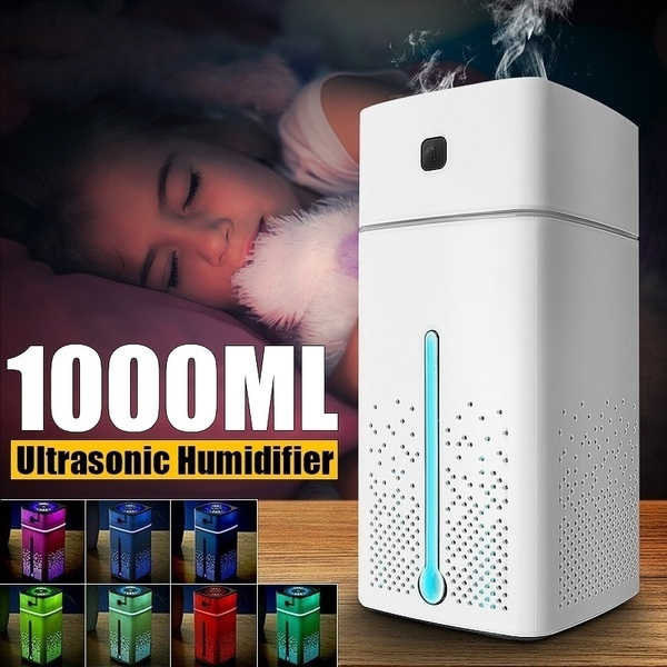 Ultrasonic Air Humidifier, Essential Oil Aromatherapy