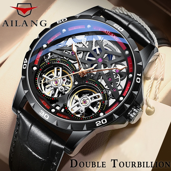 ailang double tourbillon watch