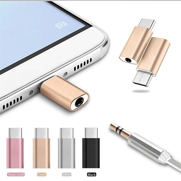 Beloved skrubbe Arena Universal USB Type-C Mobile Connector Injection Type-C Headphone Connector  3.5mm Headphone Adapter Jack Headphone Converter | Wish