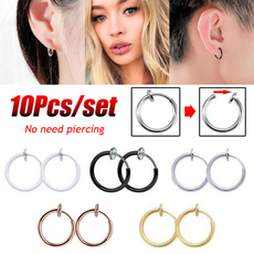 piercingforwomen, earringsset, Hoop Earring, Jewelry