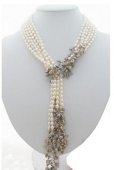 Necklace, pearl necklace, Jewelry, pearls