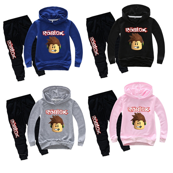 Kids Hoodies Set The New Fashion Children's ROBLOX Hoodies Kids Cartoon ...