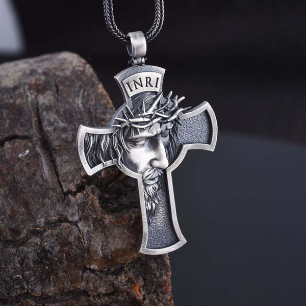 Christ Jesus Crucifix Pendant Necklace 