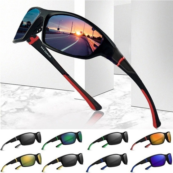 Fashion HD Men Polarized Sunglasses Polarized Riding Cycling Fishing  Sunglasses Outdoor Sports Driving Polarized Glasses Sunglasses