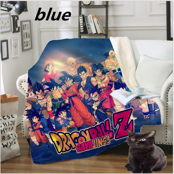 Dragon Ball Blanket Adult 3D Print Bulma Fleece Quilt Travel Sofa