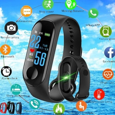 New Smart Bracelet Heart Rate Blood Pressure Sleep Monitor Fitneess Tracker Smartband Waterproof Sport Wristband SMS Call Sedentary Reminder Activity Tracker Smart Watch for IOS Android