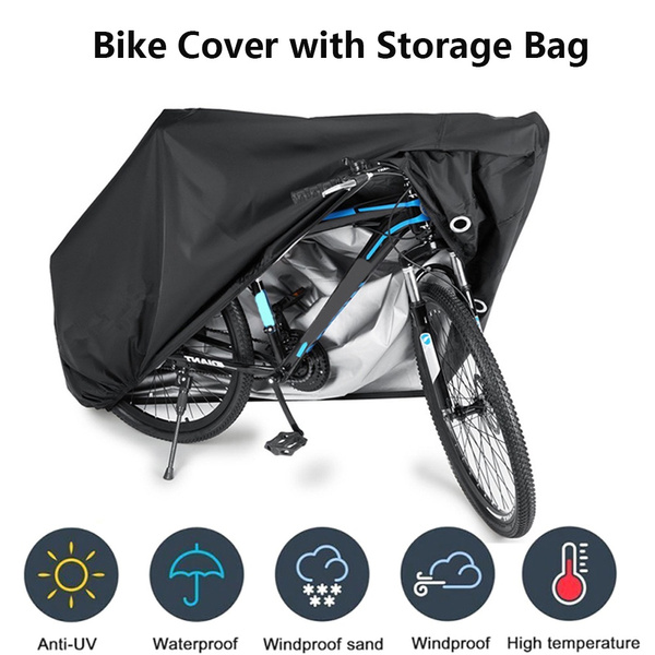 Bicycle Seat Waterproof Rain Cover And Dust Resistant New 26x23x7cm Cove T7M4 