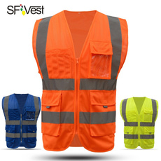 Vest, silk, Safety & Security, Yellow
