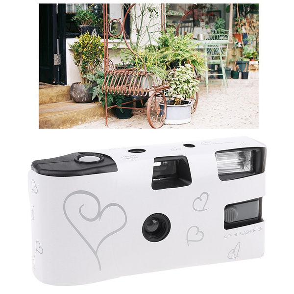 16 Photos Disposable Film Camera Flash Power Single Use Once Take