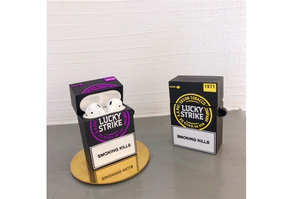 cigarette airpod case Accessories | Marlb Airpods Generation 1 And 2 3 or Pro Airpods Case Marlboro Cigarette Shape