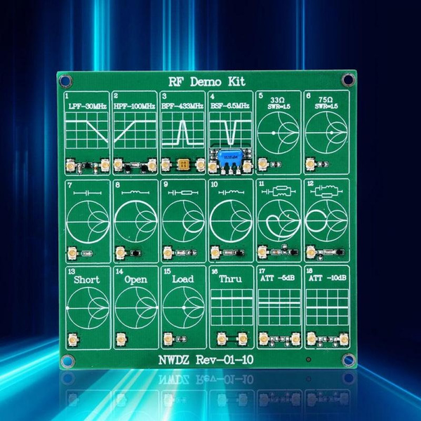 RF Demo Kit Radio Frequency Tester PCB Board Filter Attenuator For VNA-F NanoVNA