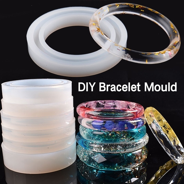 Transparent Silicone Mold for DIY UV Resin Bracelet Jewelry Epoxy Resin  Molds Bracelet Resin For Jewelry Making Tools