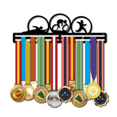 Steel, triathlonmedalhanger, Decor, medalholder