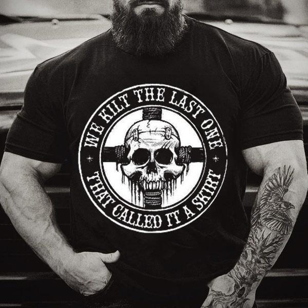 Kilt the Last One Short Sleeve Casual Cotton Men T-shirt – Rise123 | Wish Kilt the Last One Short Sleeve Casual Cotton Men T-shirt – Rise123 | Wish