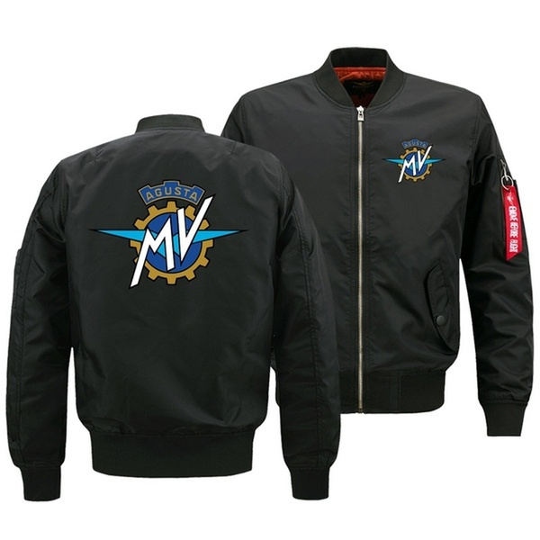 2020 Mv Agusta Motorcycle racing Jacket Men's Classic Thick Bomber