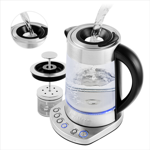  OVENTE Portable Electric Hot Water Kettle 1.7 Liter