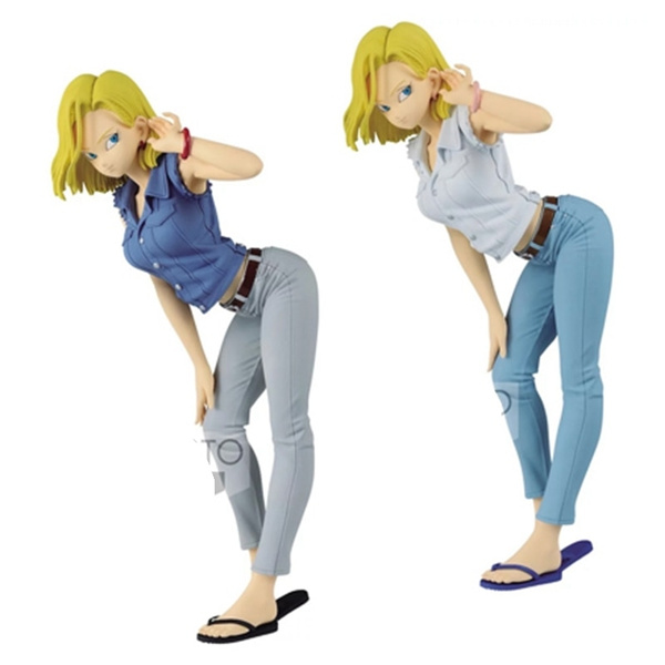 3 Tipo Dragon Ball Z Android 18 Lazuli no.18 Sexy Anime Action Figure  Collectible Para