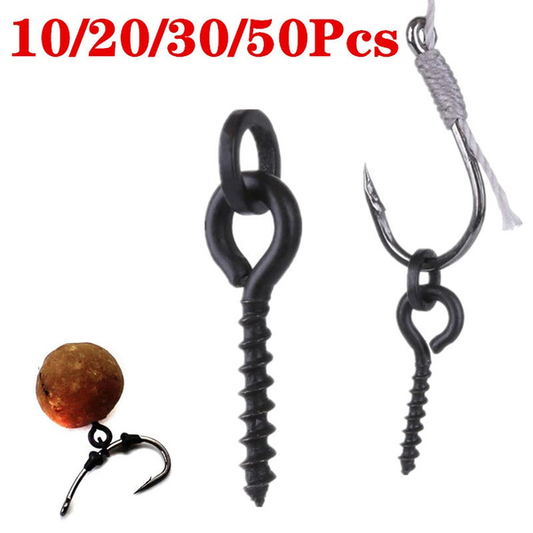 Matt Black Bait Screws for Carp fishing Tackle Boilie Bait Pop Up