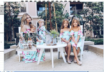 babygirlskidsdres, Floral print, Family, sundress