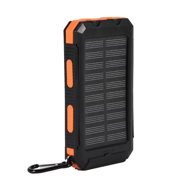 10000mAh Outdoor Fast Charge Solar Mobile Power Bank Case DIY Kit with