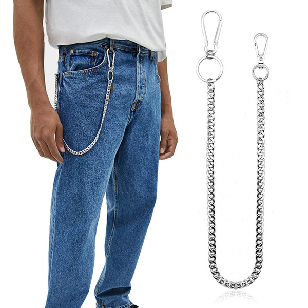 Its 4 You Pants ChainPunk Jean ChainMulti Layer Wallet Chain For Womens  And Mens Sterling Silver Plated Stainless Steel Layered Price in India   Buy Its 4 You Pants ChainPunk Jean ChainMulti