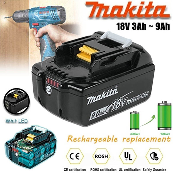 3Ah-9Ah Lithium Ion Rechargeable Replacement for Makita 18V